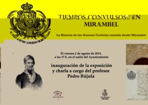 invitación exposición guerras carlistas