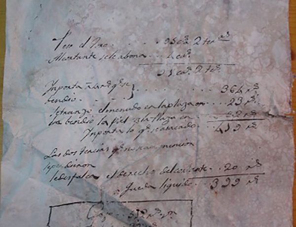 documento 1842 compra de un toro para las fiestas de la Virgen del Tremedal