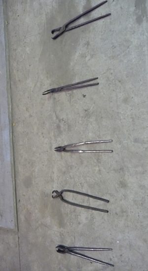 Conjunto de 5 tenazas